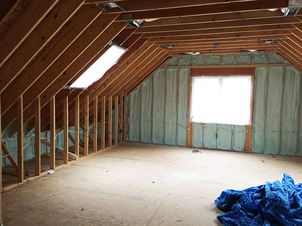 New construction insulation installation in Richmond
